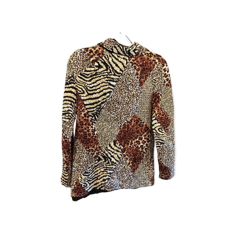 Vintage Reversible Popcorn Button Down L - Picture 2 of 8